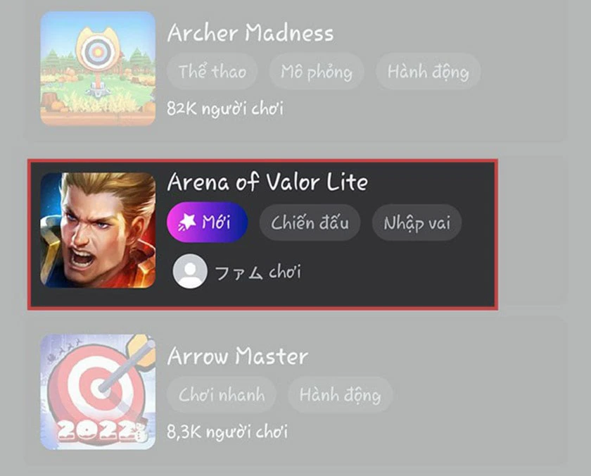 Chơi Liên Quân mobile trực tuyến qua now.gg miễn phí không cần tải